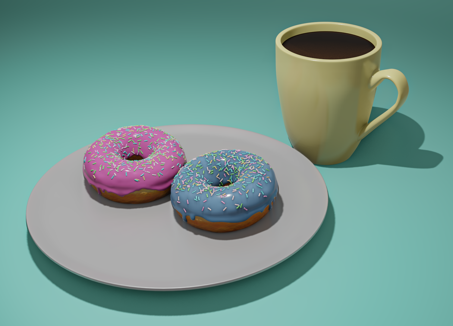 Donuts with Coffee