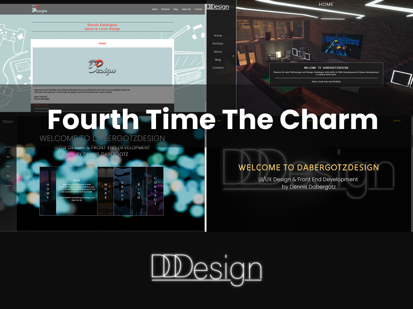 dabergotzDesign website design evolution