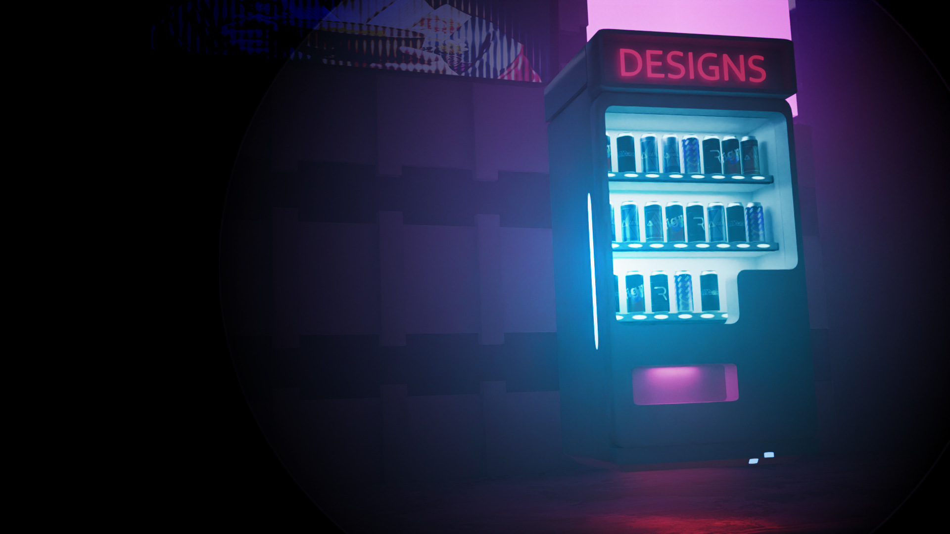 ddesign vending machine background