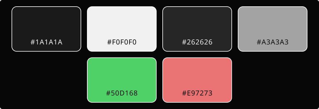 Asozial color palette