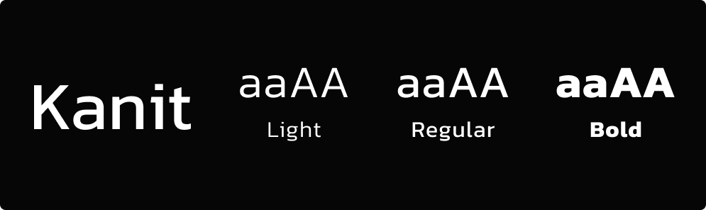 Asozial typeface - Kanit