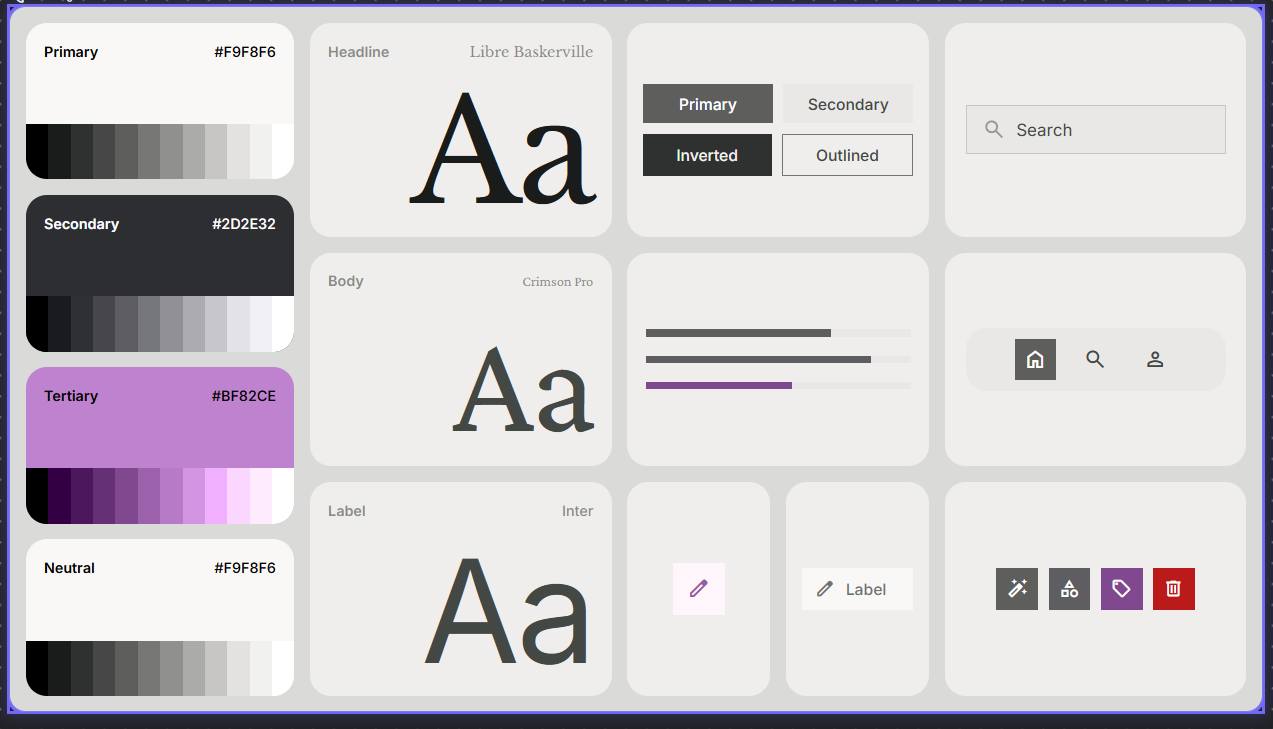 Google Stitch Design System
